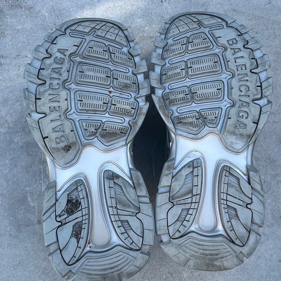 Silver Women’s  Balenciaga Track Sandals {Preloved} - Picture 5 of 5